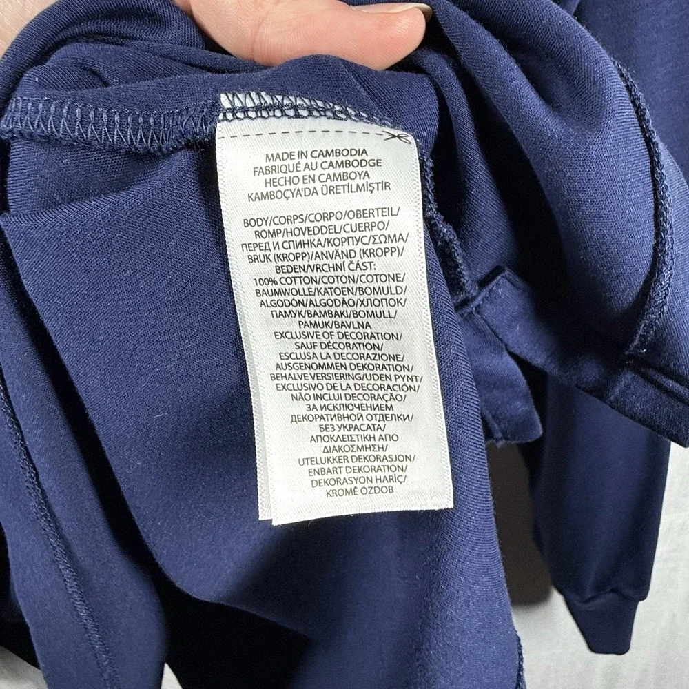 Polo‎ Ralph Lauren Long Sleeve Shirt Sz L Blue Pony Logo Classic Fit Soft Cotton